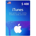 $400 USA Apple iTunes Gift Card (Instant E-mail Delivery)